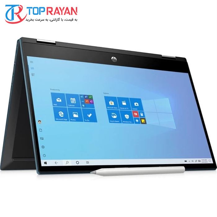 لپ تاپ 14 اینچ اچ پی مدل Pavilion x360 14t DW100 C پردازنده Core i7 رم 8 حافظه SSD512 گرافیک Intel Iris Xe - 5