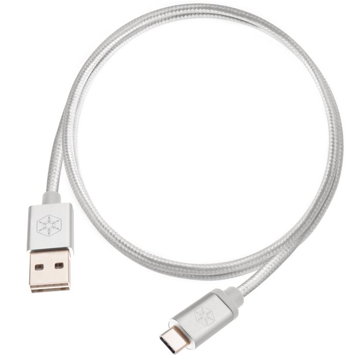 کابل تبدیل USB به USB-C سیلوراستون مدل CPU04S طول 0.5 متر