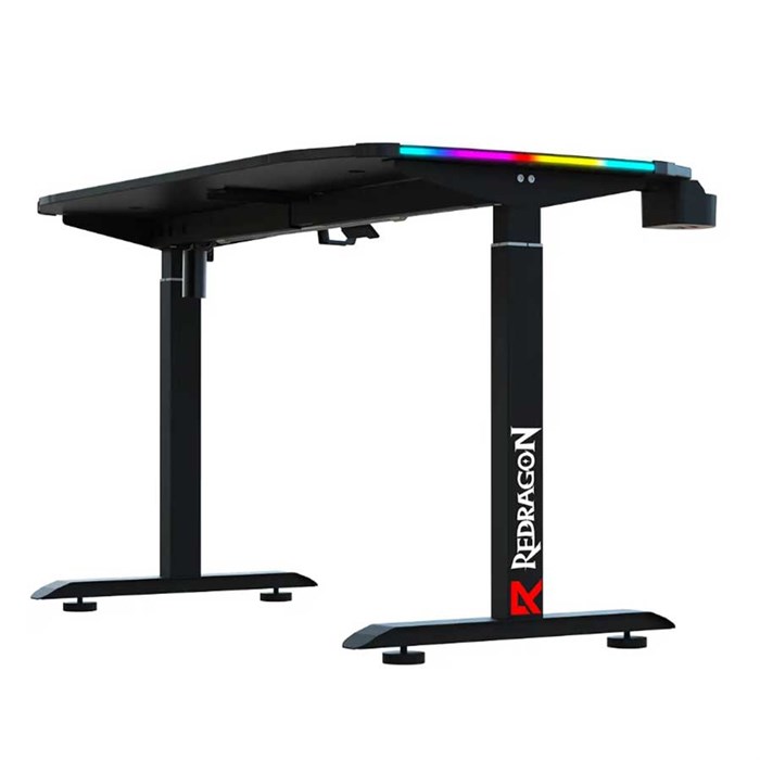میز کامپیوتر گیمینگ موتور دار ردراگون مدل GD-3320-L 160cm RGB - 5