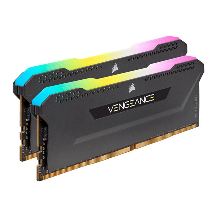 رم کامپیوتر کرسیر VENGEANCE RGB PRO SL 32GB 16GBx2 3600MHz CL18 - 4