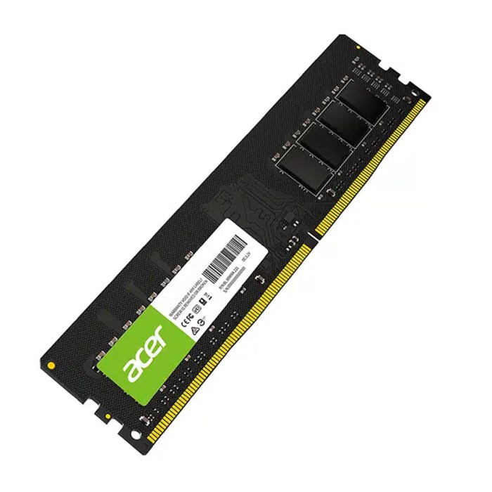 رم کامپیوتر DDR4 تک کاناله ایسر 3200 مگاهرتز CL22 مدل UD100 ظرفیت 8 گیگابایت - 3