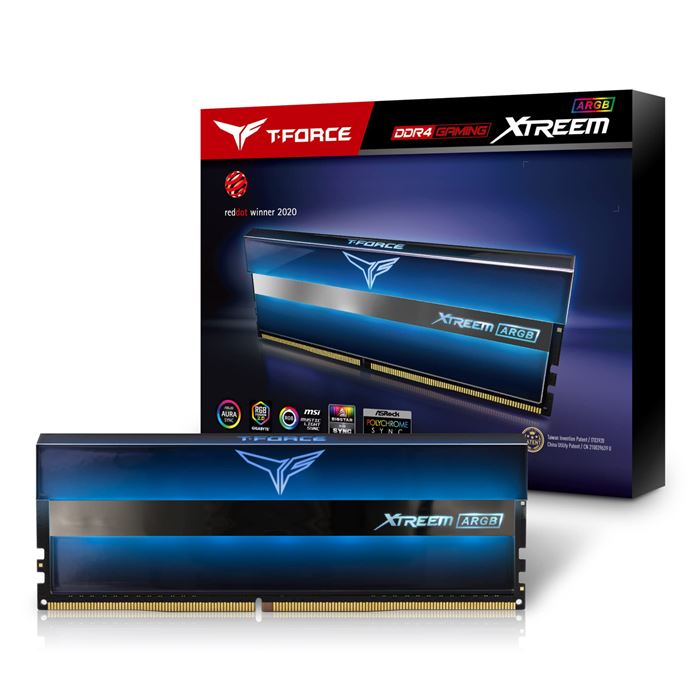 رم کامپیوتر تیم گروپ مدل Team Group T-Force Xtreem ARGB 64GB Dual 3200MHz CL16 - 3