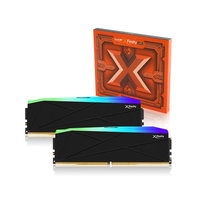  رم وی کالر دو کاناله Manta XFinity RGB 32GB 2 x 16GB +2 KIT DDR5 7800 CL38 - 5