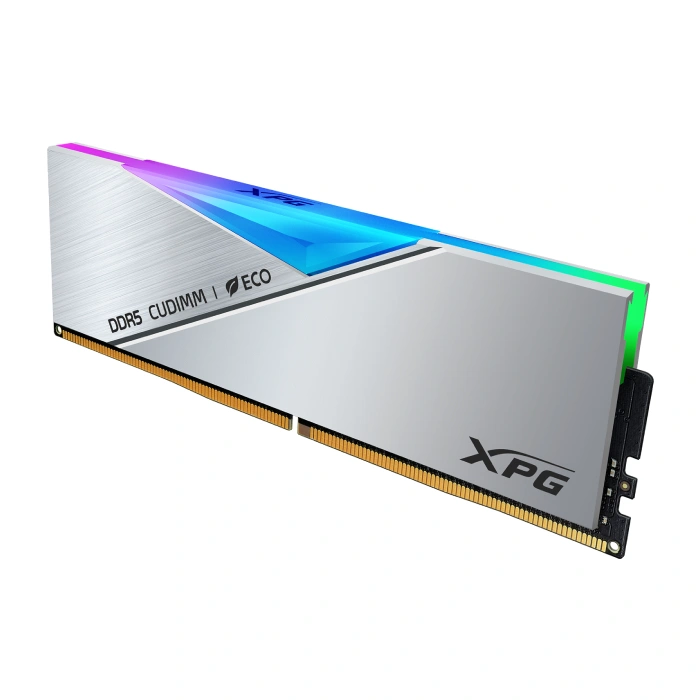 رم کامپیوتر DDR5 دو کاناله 9200 مگاهرتز CL42 ای دیتا ایکس پی جی مدل LANCER CUDIMM RGB ظرفیت 32 گیگابایت - 5