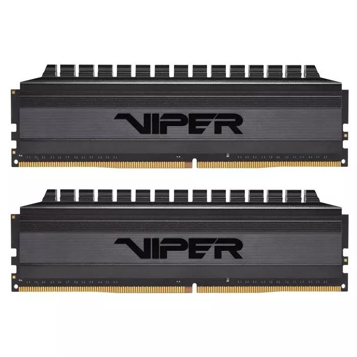 رم کامپیوتر DDR4 دو کاناله 4133 مگاهرتز CL18 پاتریوت مدل Patriot Viper Blackout ظرفیت 16 گیگابایت