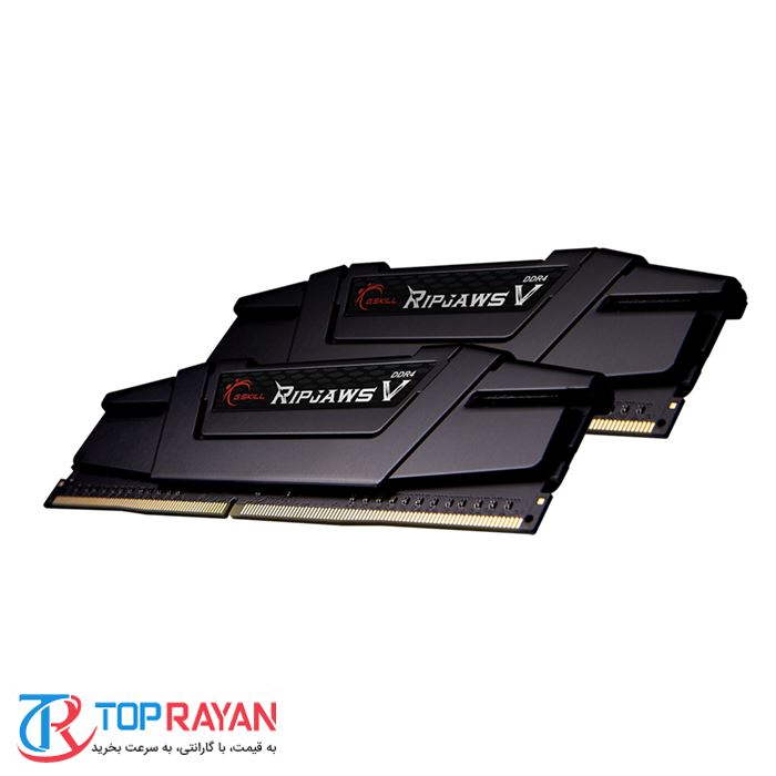 رم کامپیوتر RAM جی اسکیل دو کاناله مدل RipjawsV DDR4 4266MHz CL19 Dual ظرفیت 32 گیگابایت - 2
