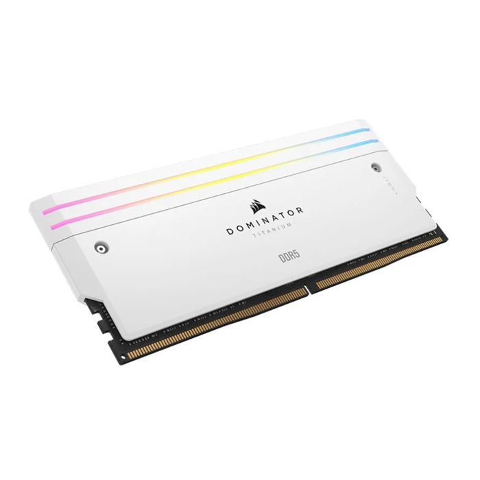 رم کورسیر سفید مدل Dominator Titanium 32GB Dual 6600MHz CL32 - 5