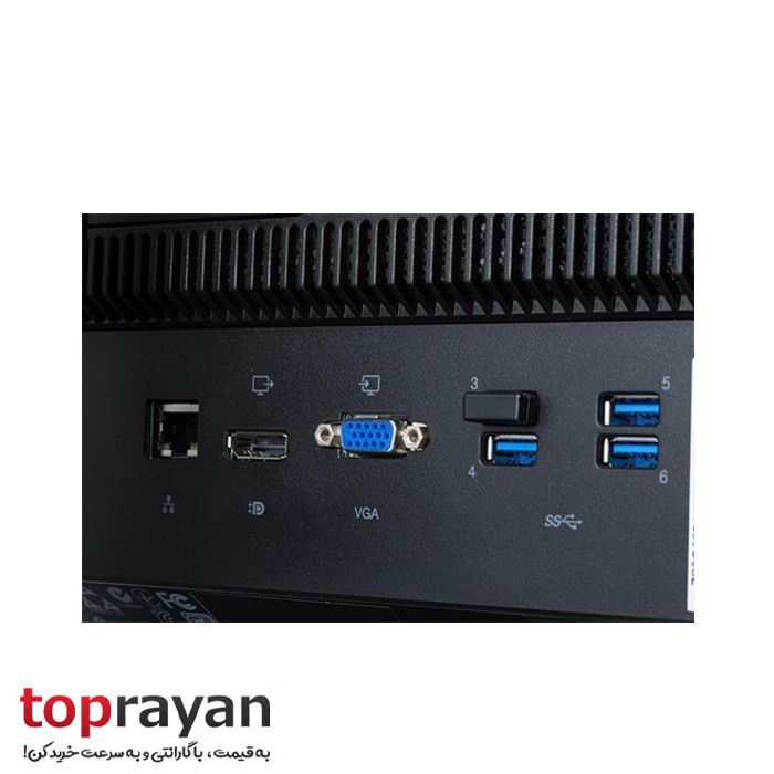 کامپیوتر All In One لنوو استوک 23 اینچ مدل M93z پردازنده Core i5 رم 8GB حافظه 120GB HDD گرافیک intel  - 2