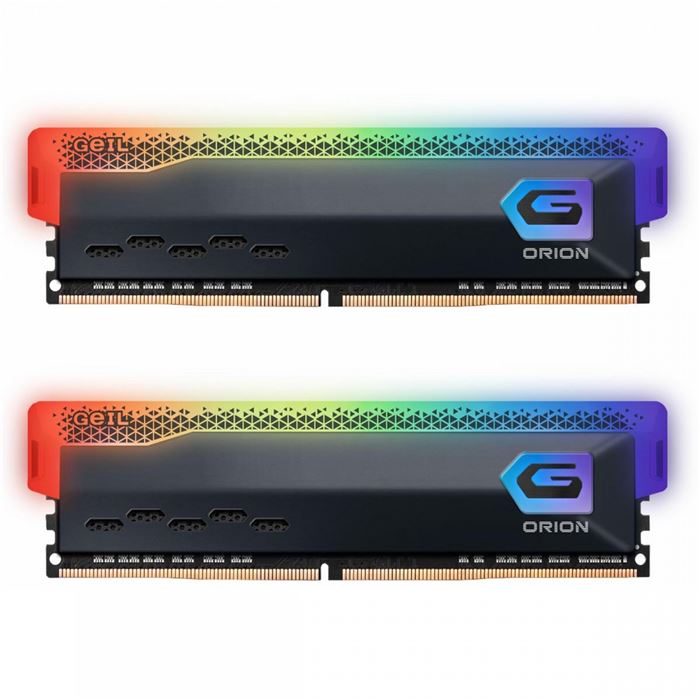 رم کامپیوتر DDR4 دو کاناله 3600 مگاهرتز CL18 گیل ORION RGB ظرفیت 32 گیگابایت