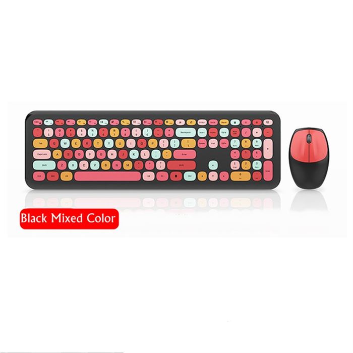 کیبورد و ماوس بیسیم مافی مدل 666، سوییچ ممبران، Full-Size - 9