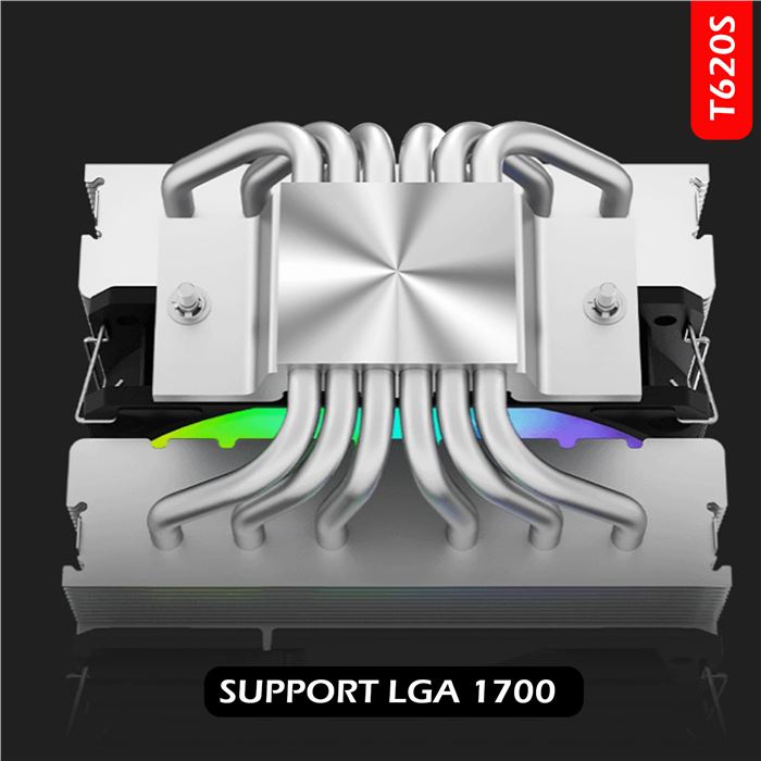خنک کننده پردازنده کولر مستر مدل T620s ARGB LGA1700 - 11