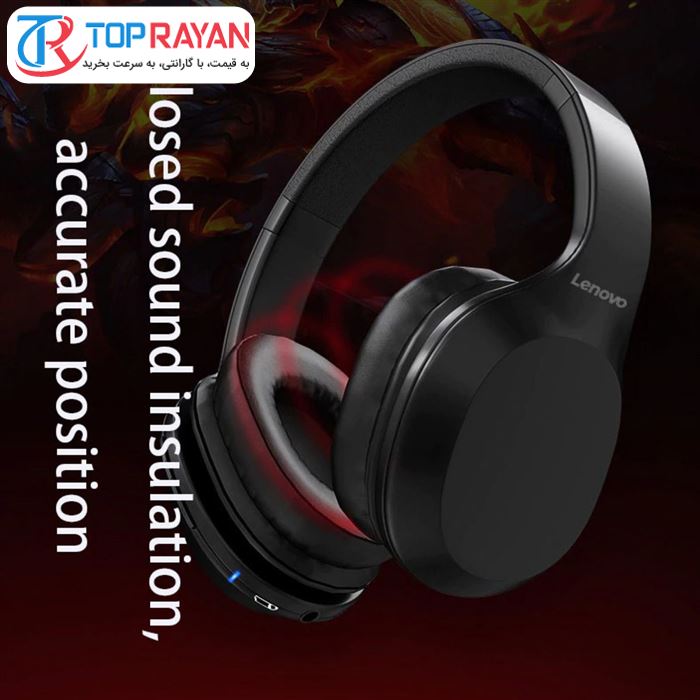 هدفون بی سیم لنوو مدل HD100 - 21