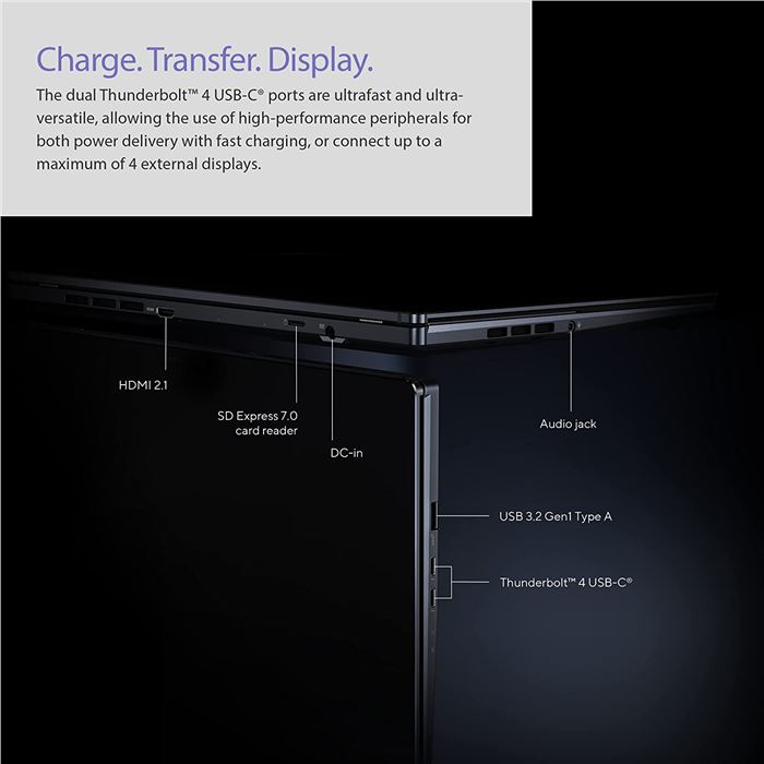 لپ تاپ 14.5 اینچی ایسوس مدل ZenBook Pro Duo 14 UX8402ZE پردازنده Core i7 12700H رم 16GB حافظه 1TB SSD گرافیک4GB RTX3050Ti - 11