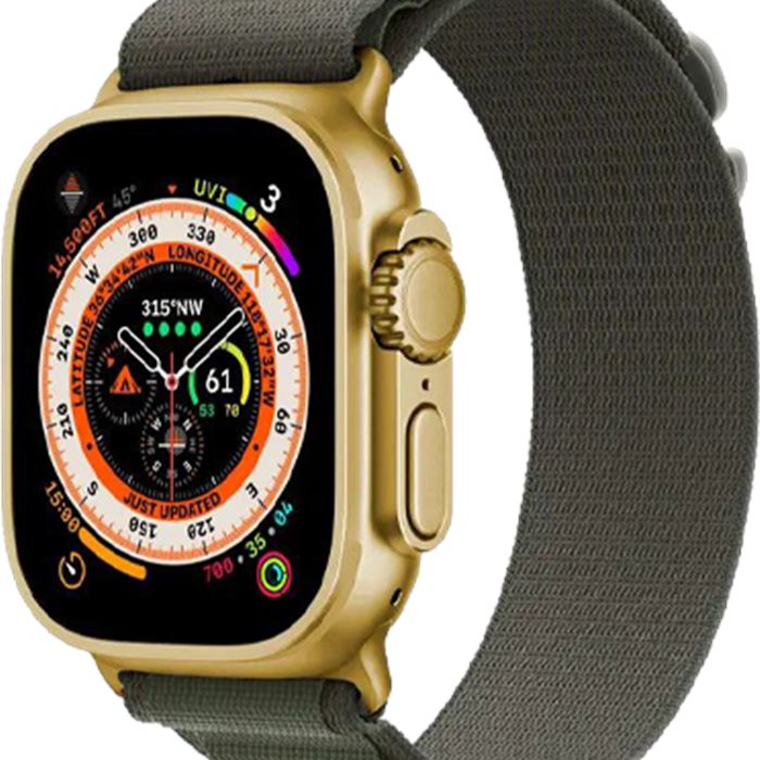ساعت هوشمند ویرفیت مدل Watch Ultra سری Golden Edition | دارای 2 بند