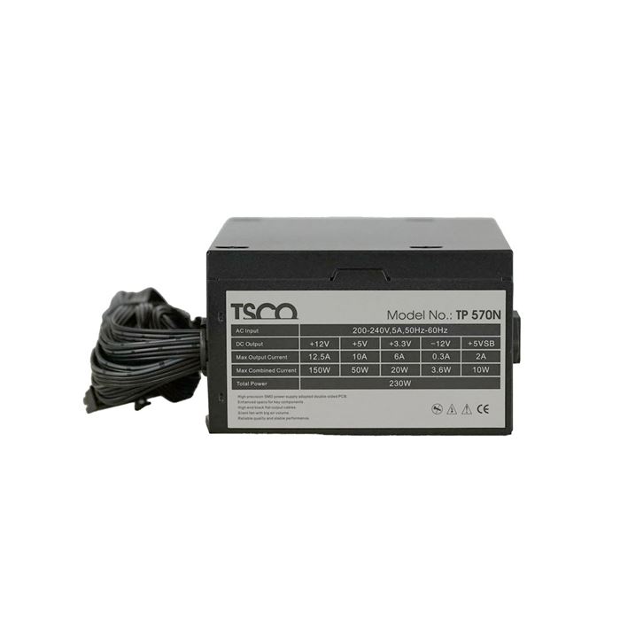 منبع تغذیه کامپیوتر تسکو مدل TP 570N - 5