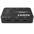 LimeStone LSHS0501 HDMI 5×1 Switch W/IR 3D Support 4Kx2K With Remote Control