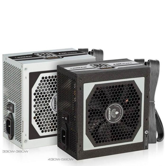 منبع تغذیه کامپیوتر نیمه ماژولار گرین مدل GP430A-ESD - 2
