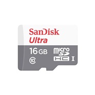 Sandisk کارت حافظه microSDHC سن دیسک مدل Ultra کلاس 10 استاندارد UHS-I سرعت 80MBps ظرفیت 16 گیگابایت