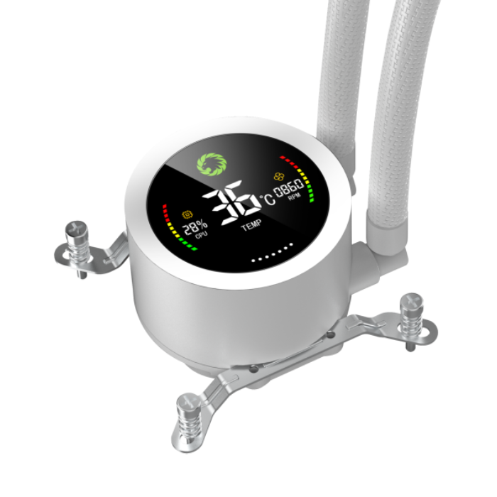 خنک کننده پردازنده مایع گیم مکس IceBurg 360 Digital White - 7