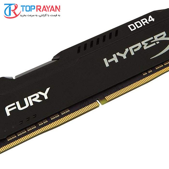 رم کینگستون سری HyperX Fury Black با ظرفیت 16 گیگابایت و فرکانس 3200 مگاهرتز - 3
