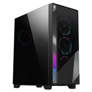 GigaByte AORUS C500 Glass Black Mid Tower Gaming Case