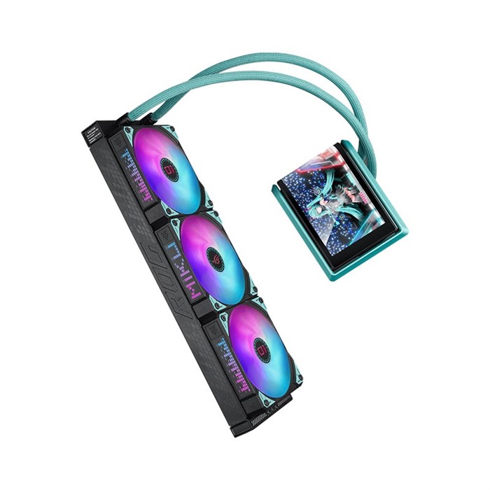 فن خنک کننده مایع پردازنده ایسوس ROG RYUO IV 360 ARGB HATSUNE MIKU - 4