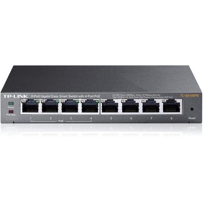 سوییچ 8 پورت تی پی-لینک مدل TL-SG108PE_V2 - 3