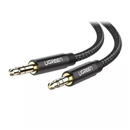 Ugreen AV112 3.5mm male to 3.5mm male right angle round cable gold-plated 1M Cable