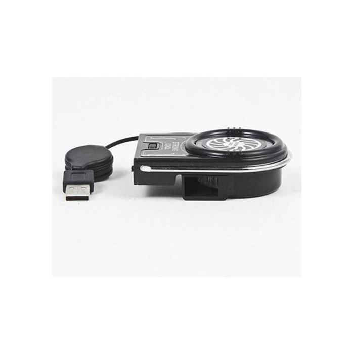 Bluelans Mini Vacuum LED USB Cooler Air Extracting Cooling Pad Fan for Notebook Laptop - 3