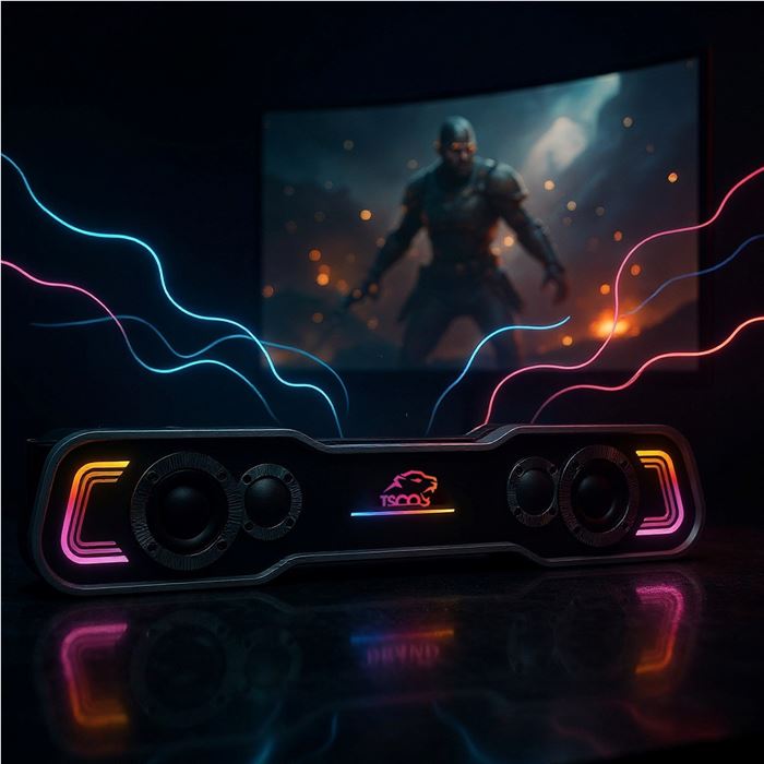 اسپیکر بلوتوثی گیمینگ تسکو مدل GS 23364 - 14