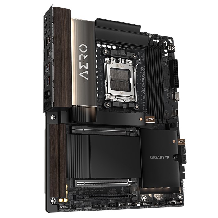 مادربرد گیگابایت X870E AERO X3D DARK WOOD  - 4
