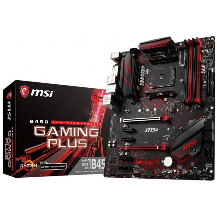 مادربرد ام اس آی مدل B450 GAMING PLUS II - 3