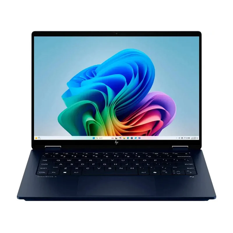 لپ تاپ 14 اینچی اچ پی Omnibook X Flip 14 FM0023dx پردازنده Ultra7 256V رم 16GB حافظه SSD 1TB گرافیک Intel Arc 8G