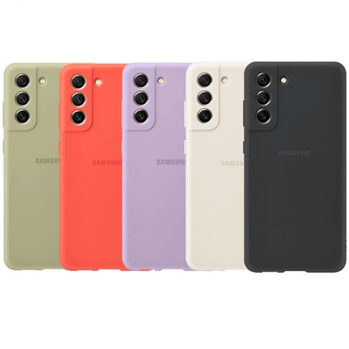 کاور مدل silicone مناسب برای گوشی موبایل سامسونگ Galaxy S21fe به همراه محافظ صفحه نمایش - 3