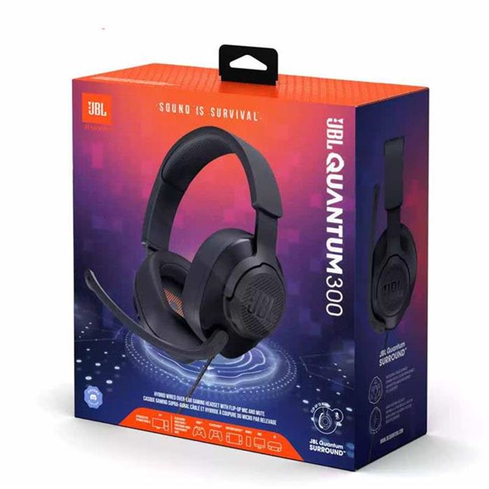 هدست گیمینگ جی بی ال مدل Quantum 300 Wired - 8