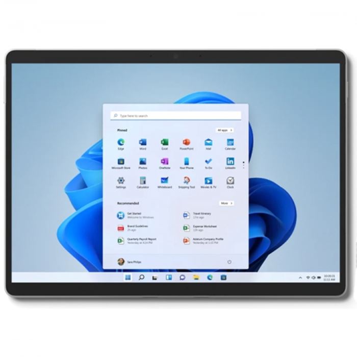 تبلت مایکروسافت 13 اینچ مدل Surface Pro 8 پردازنده Core i7 رم 16GB حافظه 1TB windows11pro همراه با کیبورد - 2