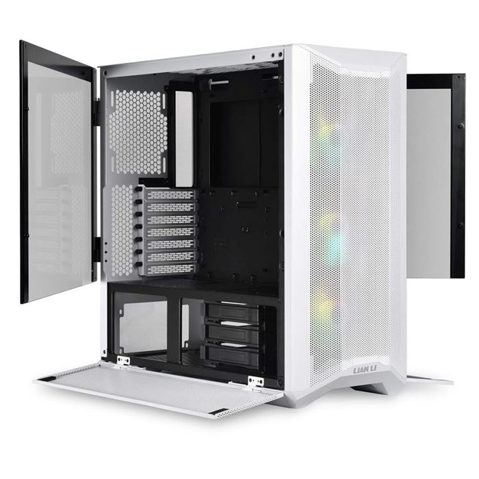 کیس کامپیوتر گیمینگ سفید لیان لی مدل Lancool II Mesh RGB - 3