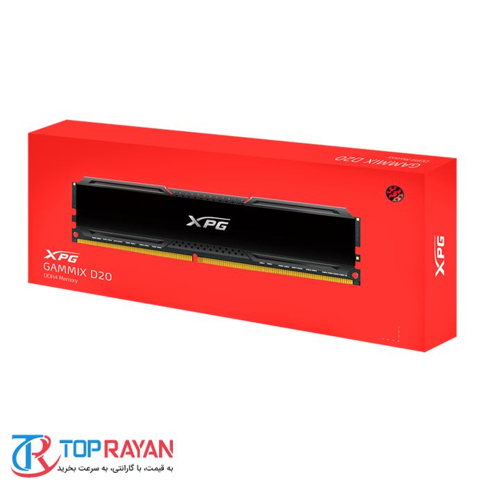 رم دسکتاپ تک کاناله ای دیتا مدل GAMMIX D20 DDR4 CL18 با ظرفیت 8 گیگابایت و فرکانس 3600 مگاهرتز - 6