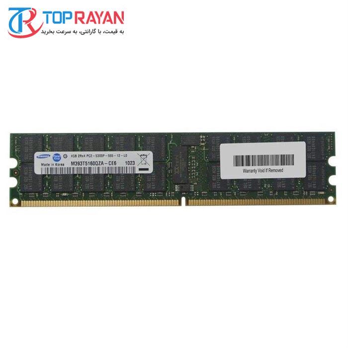 رم سرور DDR2 تک کاناله 667 مگاهرتز CL5 سامسونگ مدل M393T5160QZA ظرفیت 4 گیگابایت - 2