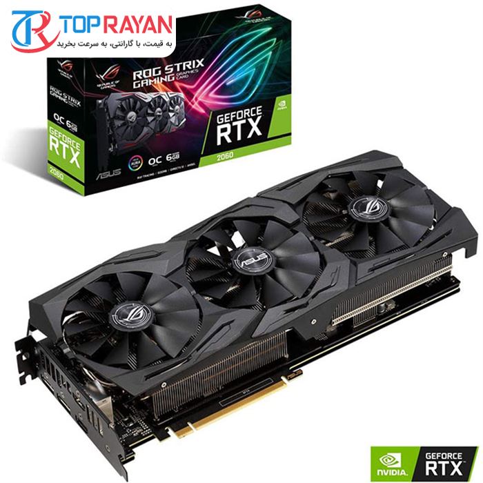 کارت گرافیک ایسوس مدل ROG STRIX RTX2060 A6G EVO GAMING - 3