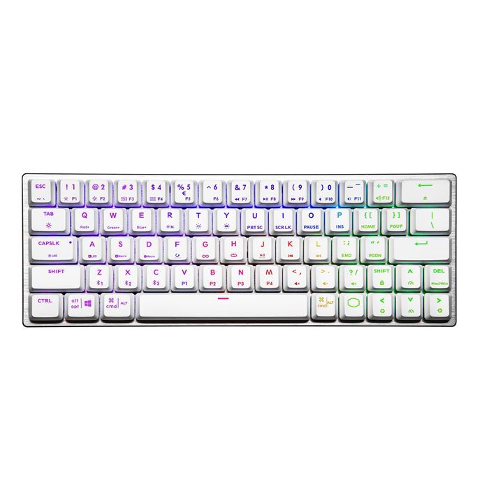  کیبورد مکانیکال گیمینگ با سیم و بی سیم کولرمستر SK622 SILVER  - 2