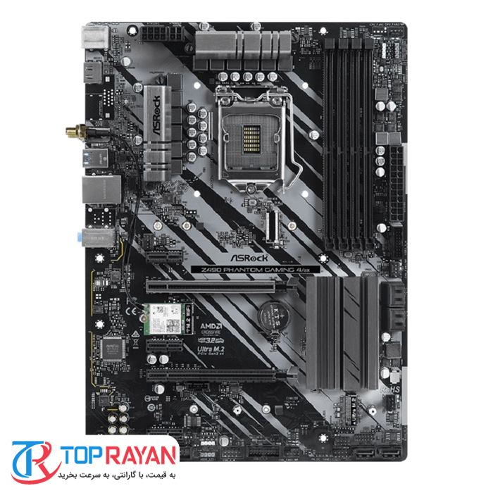مادربرد ازراک مدل Z490 Phantom Gaming 4/ax سوکت 1200 - 4
