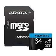 Adata Premier MicroSDXC Memory Card - Class 10 - UHS-I - 100MBps - 64G With Adapter