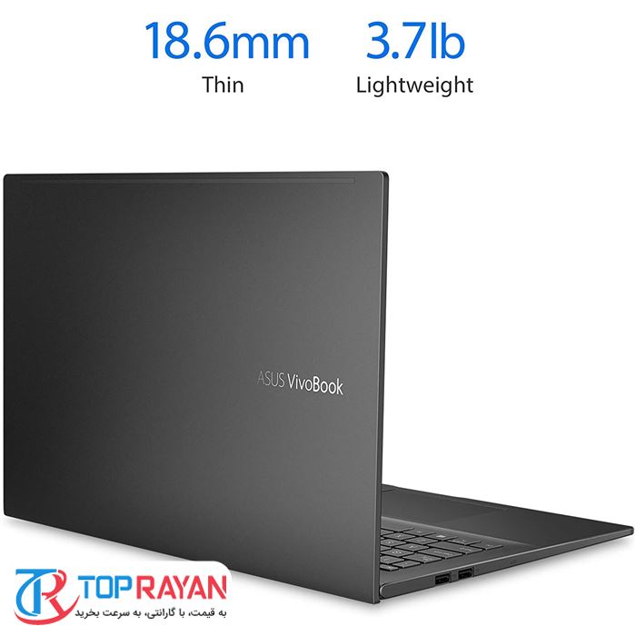 لپ تاپ ایسوس 15.6 اینچ مدل K513EQ Core i7-1165G7 8GB-1TB+256SSD-2GB - 9