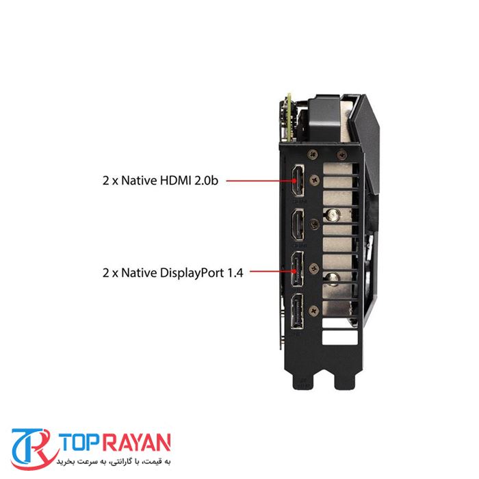 کارت گرافیک ایسوس مدل ROG-STRIX-RTX۲۰۶۰-۶G-EVO-GAMING با حافظه ۶ گیگابایت - 4