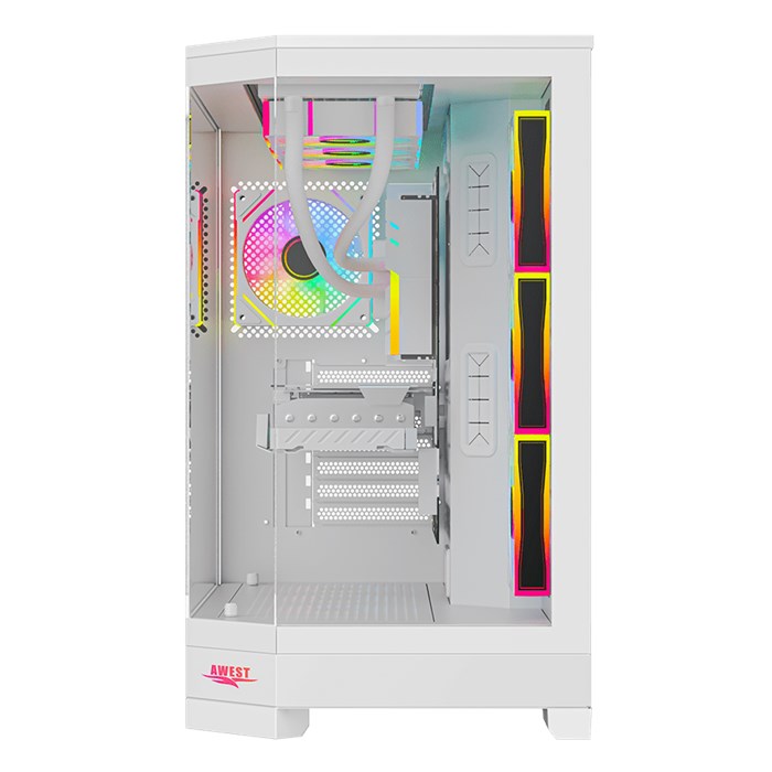 کیس گیمینگ سفید اوست مدل GT-AQ1-MW - 2