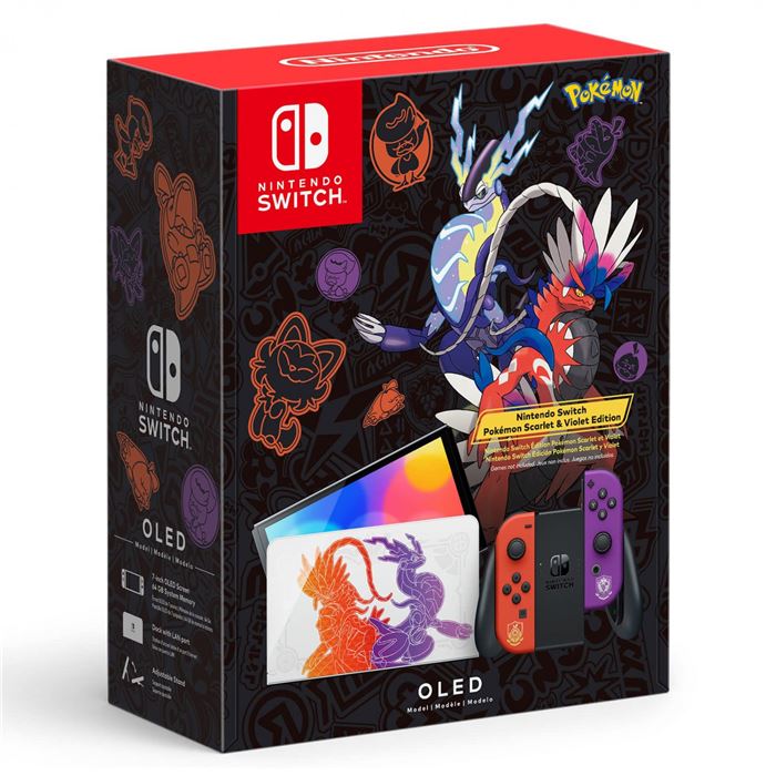 کنسول بازی نینتندو Nintendo Switch OLED Model Pokémon Scarlet &amp Violet Edition - 6