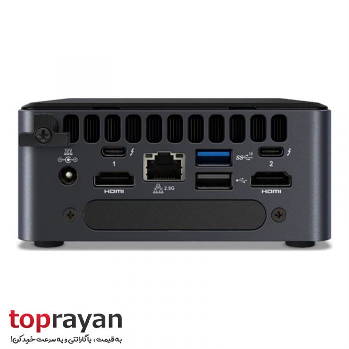 مینی پی سی اینتل مدل NUC11TNHi3 پردازنده Core i3-1115G4 رم 8GB حافظه 240GB گرافیک Intel - 2