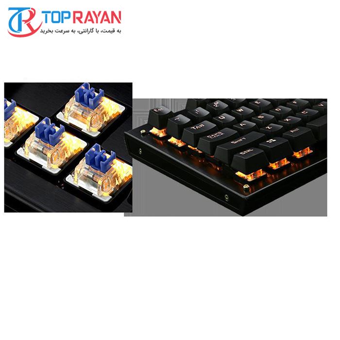 کیبورد مخصوص بازی جدل مدل KL89 Gaming RGB  - 5