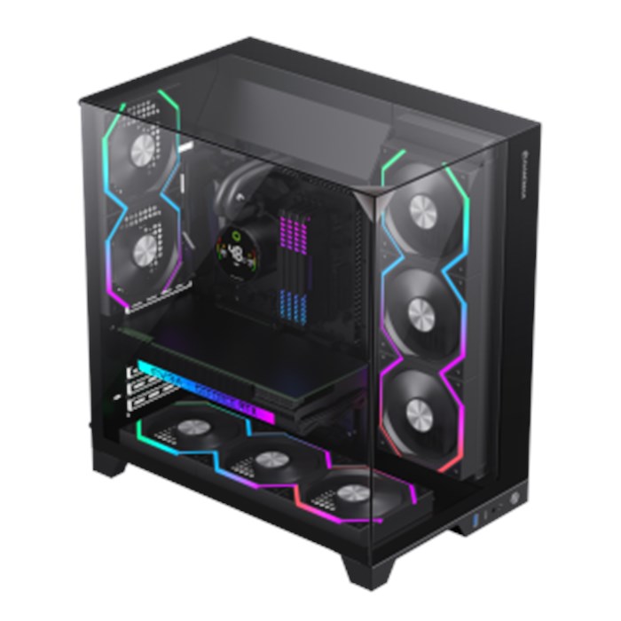 کیس گیمینگ گیم مکس مدل GAMEMAX CASE INFINITY PRO BLACK - 3